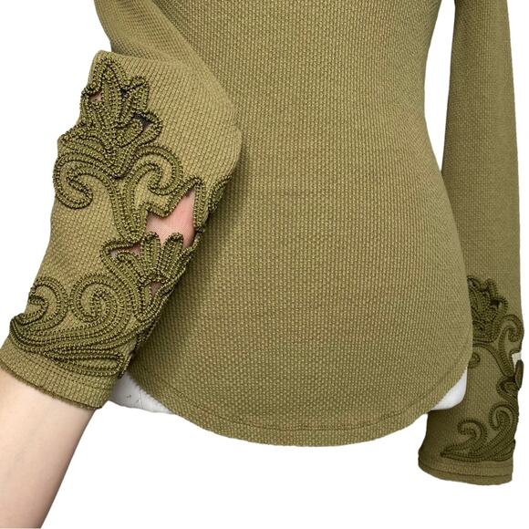 Free People Masquerade Cuff Long-Sleeve Thermal Tee - Picture 8 of 13